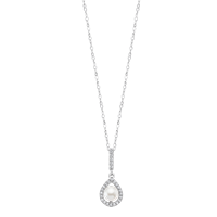 Collana Lotus Donna in Argento Perla LP3198-1/1